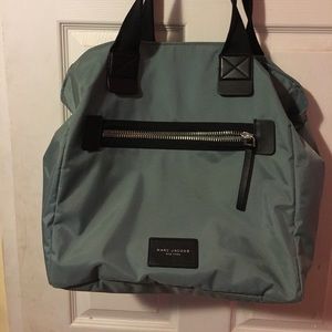 Marc Jacobs grey with black accents canvas tote
